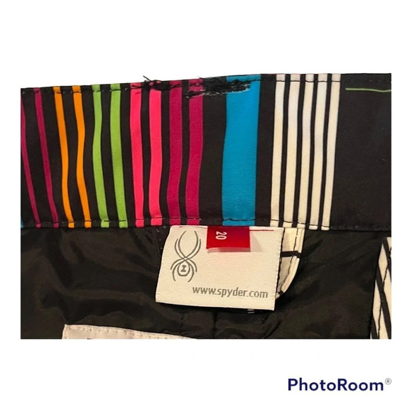 Kids Spyder  Ski Pants - XL (Size 20) - Picture 3 of 5